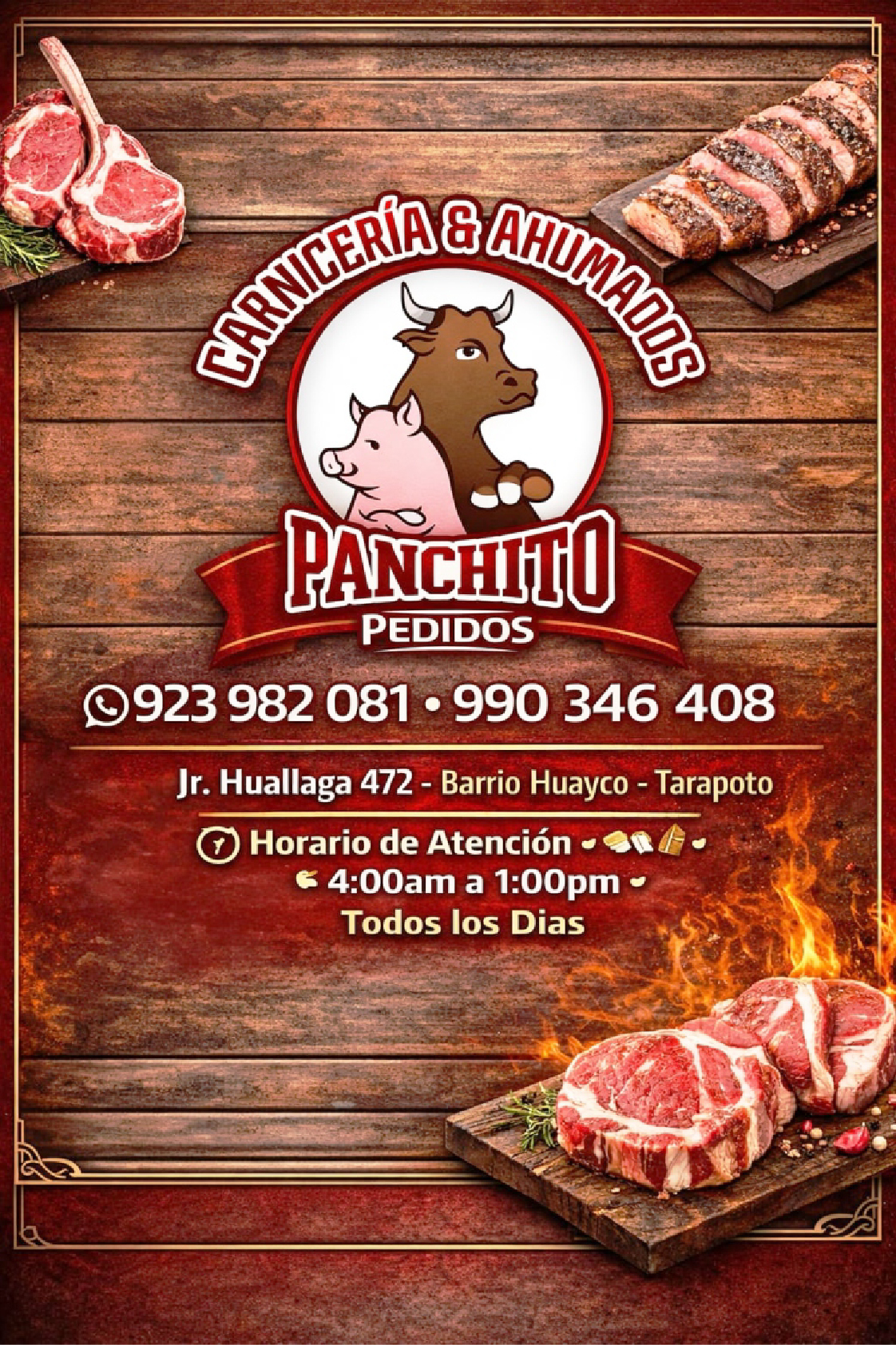 Panchito Carnicería & Ahumados - Portada